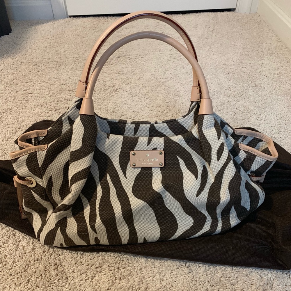Kate Spade Zebra Print Stevie Bag